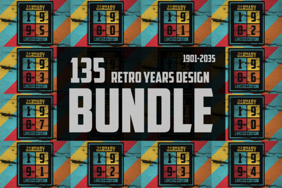 135 Retro Years - January 1901 - 2035