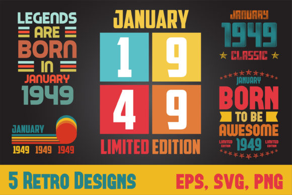 5 Retro Designs - January 1949