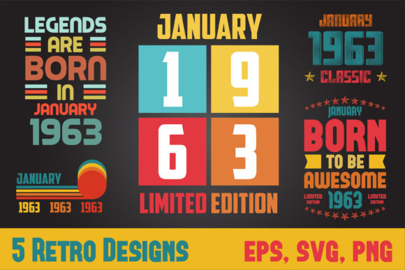 5 Retro Designs - January 1963