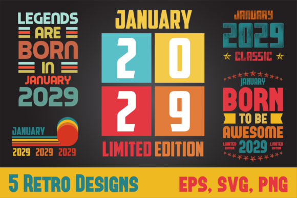 5 Retro Designs - January 2029