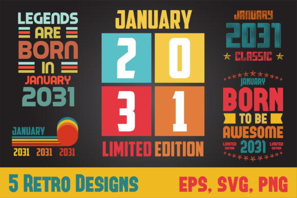 5 Retro Designs - January 2031