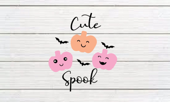 Halloween Cute Spook Pink Svg Png