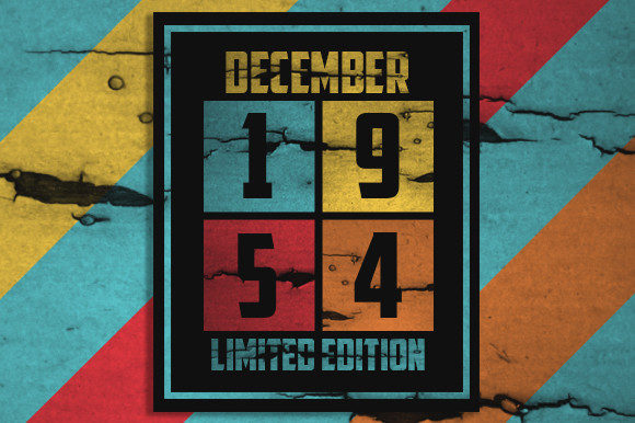 Retro December 1954 Limited Edition