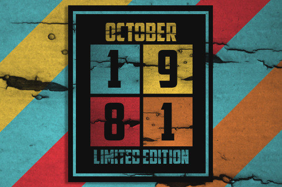 Retro October 1981 Limited Edition