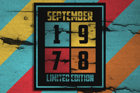 Retro September 1978 Limited Edition